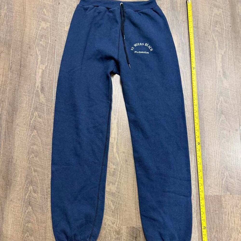 Fort Myers Beach Florida Navy Blue Sweatpants Medium
